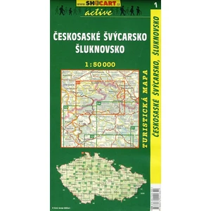 001 Českosaské Švýcarsko, Šluknovsko / Turistická mapa SHOCart