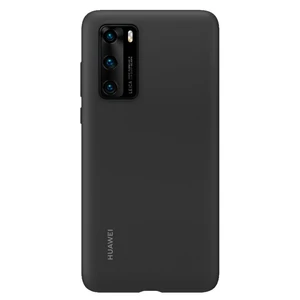 Eredeti tok Silicone Case  Huawei P40, Black