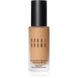 Bobbi Brown Skin Long-Wear Weightless Foundation dlhotrvajúci make-up SPF 15 odtieň Golden Beige (W-048) 30 ml