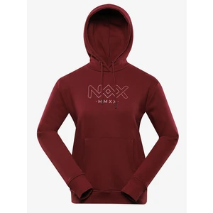 Women's nax sweatshirt NAX WERENA port wine