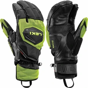 Leki WCR Venom GS 3D Lobster Black/Ice Lemon 8,5 Guantes de esquí