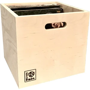 Music Box Designs Plywood LP Storage Boîte pour disques LP Birch