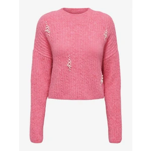 Women's pink sweater ONLY Marilla - Women