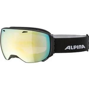 Alpina Big Horn QVM Ski Goggle Black Matt/Mirror Gold Masques de ski