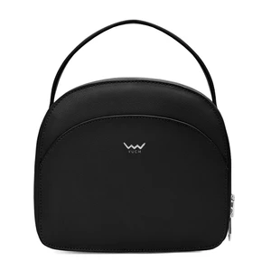 Vuch Dámská kožená crossbody kabelka/batoh 2v1 Lori Black