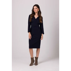 BeWear Woman's Dress B271 Navy Blue