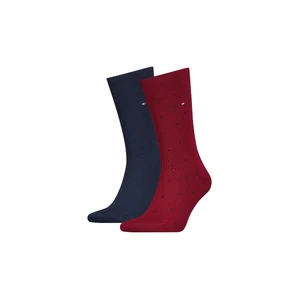 Tommy Hilfiger Ponožky - TH MEN SOCK 2P DOT čierne