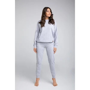 Parma women's set, long sleeves, long trousers - melange