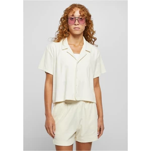 Women's Towel Resort Shirt - Light White