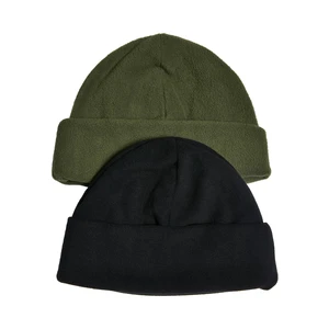 Fleece beanie 2-pack tiniolive/black