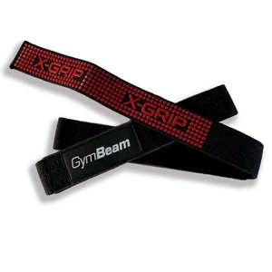 GymBeam X-Grip posilňovacie trhačky farba Black