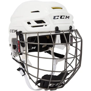 CCM Casco de hockey Tacks 310 Combo SR Blanco L