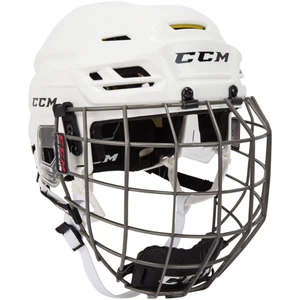 CCM Casco per hockey Tacks 310 Combo SR Bianco L