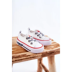 Kids fabric sneakers BIG STAR KK374048 White