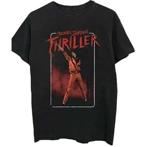 Michael Jackson Tricou Thriller White Red Suit Roșu 2XL