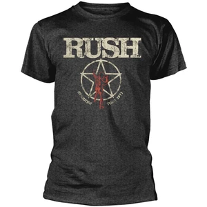 Rush T-Shirt American Tour 1977 Grey XL