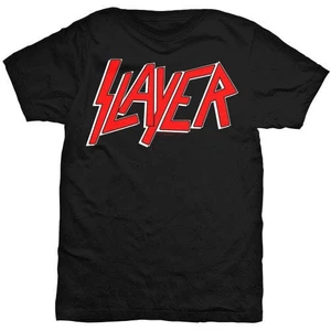 Slayer Tricou Classic Logo Negru-Roșu S