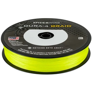 Spiderwire splétaná šňůra dura4 150 m yellow-průměr 0,17 mm / nosnost 15 kg