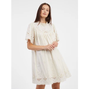 Beige Ladies Dress VILA Tula - Ladies