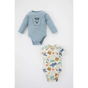 DEFACTO BabyBoy 2 piece Long Sleeve Long Sleeve Snap Body