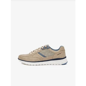 Celio Beige Sports Sneakers - Men