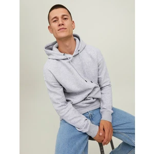 Men's Light Grey Hoodie Jack & Jones Star - Men's