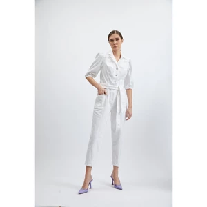 Orsay White Denim Overall - Women