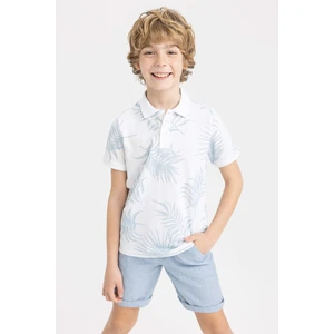 DEFACTO Boy Pique Short Sleeve Polo T-Shirt