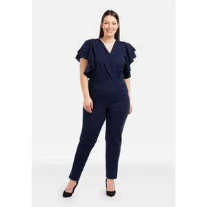 Karko Woman's Jumpsuit Aiszka Q297 Navy Blue