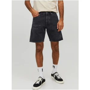 Black Mens Denim Shorts Jack & Jones Chris - Men