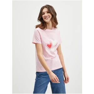 Pink Women's T-Shirt Converse - Women