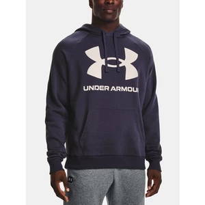 Under Armour UA Rival Fleece Big Logo HD Mikina Šedá