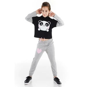 Denokids Sweatsuit - Black - Relaxed fit