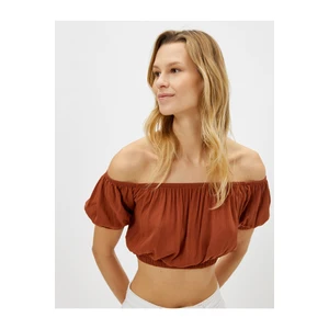 Koton Blouse - Brown - Regular fit