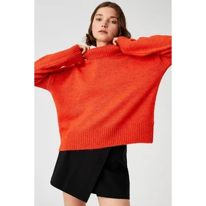 Koton Sweater - Orange - Relaxed fit