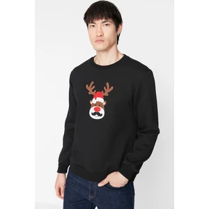 Trendyol Sweatshirt - Black - Regular fit