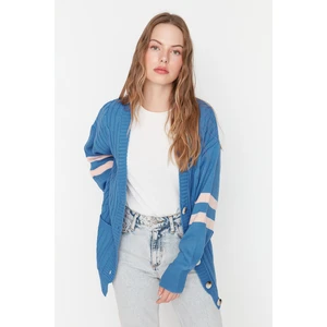 Trendyol Cardigan - Blue - Regular fit