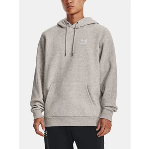 Under Armour UA Essential Fleece Hoodie Mikina Šedá