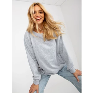 Women's grey basic hoodie