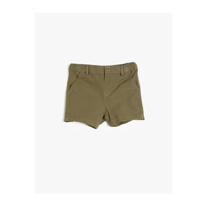 Koton Shorts - Green - Normal Waist