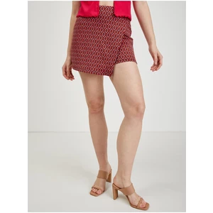 Red Women's Patterned Skirt/Shorts ORSAY - Ladies