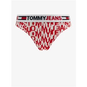 White-Red Women Patterned Panties Tommy Jeans - Women