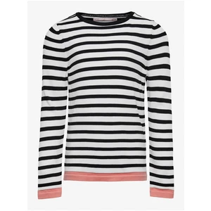 Black-and-White Girl Striped Sweater ONLY Suzana - Girls