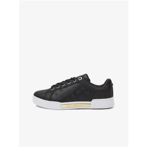 Black Women's Leather Sneakers Tommy Hilfiger - Women