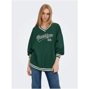 Green Oversize Sweatshirt ONLY Nia - Women