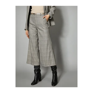 Koton Pants - Gray - Wide leg