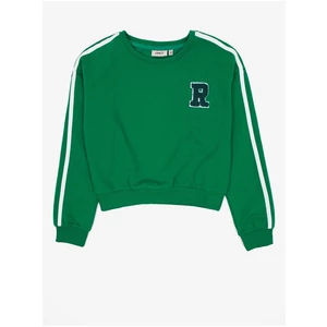 Green girls' sweatshirt ONLY Selina - Girls