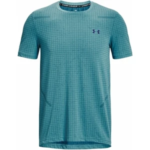 Under Armour Men's UA Seamless Grid Short Sleeve Glacier Blue/Sonar Blue S