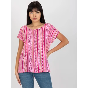 Women's Blouse with Short Sleeves Sublevel - multicolored