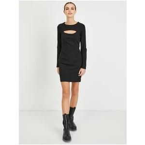 Black Sheath Dress with Guess Lana Cut - Women